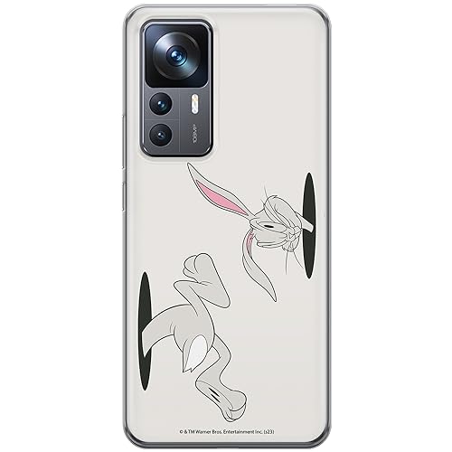 ERT GROUP etui na telefon Xiaomi 12T/ 12T pro/ K50 Ultra, case oryginalny i oficjalnie licencjonowany przez Looney Tunes, wzór Bugs 016, optymalnie dopasowane, plecki z TPU