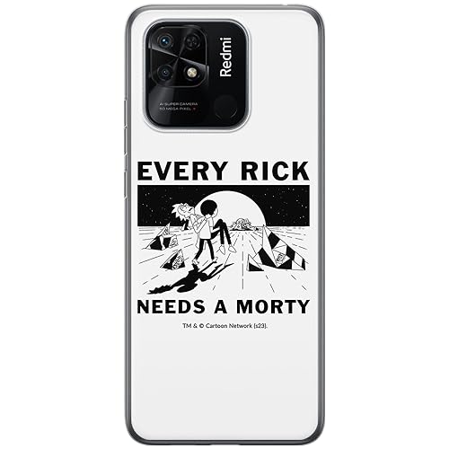 ERT GROUP etui na telefon Xiaomi REDMI 10C, case oryginalny i oficjalnie licencjonowany przez Rick and Morty, wzór Rick & Morty 045, optymalnie dopasowane, plecki z TPU
