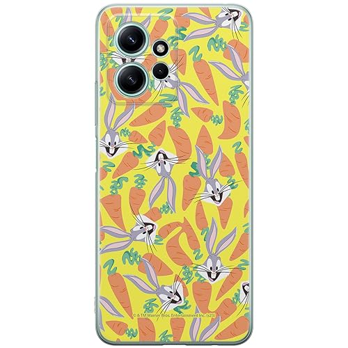 ERT GROUP etui na telefon Xiaomi REDMI NOTE 12 4G, case oryginalny i oficjalnie licencjonowany przez Looney Tunes, wzór Bugs 017, optymalnie dopasowane, plecki z TPU