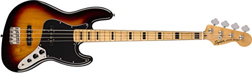 Squier by Fender Classic Vibe '70s Jazz Bass®, Maple Fingerboard, 3-kolorowy Sunburst