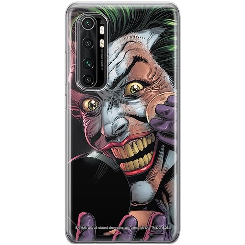 ERT GROUP etui na telefon Xiaomi MI NOTE 10 Lite, case oryginalny i oficjalnie licencjonowany przez DC, wzór Joker 023, optymalnie dopasowane, plecki z TPU
