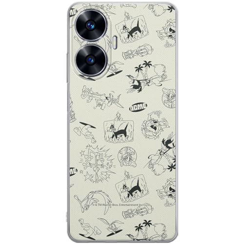 ERT GROUP etui na telefon Realme C55, case oryginalny i oficjalnie licencjonowany przez Looney Tunes, wzór Looney Tunes 026, optymalnie dopasowane, plecki z TPU