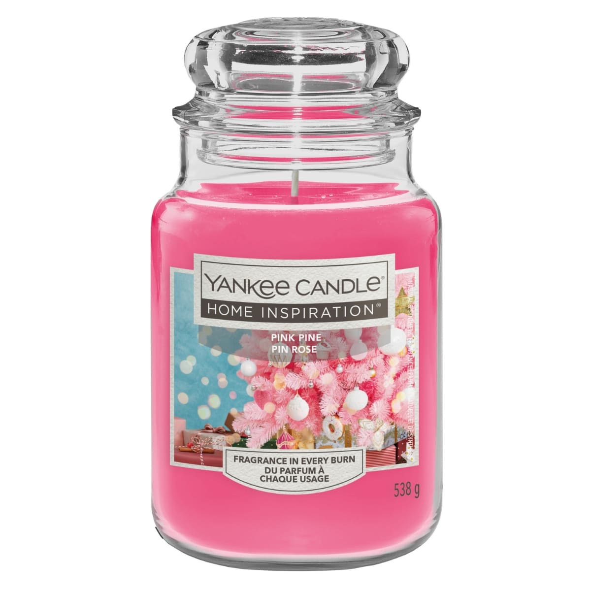 Yankee Candle Świeca Home Inspiration Pink Pine duży słoik 538 g