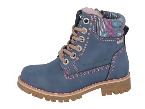 Tom Tailor Kids Dziewczęce 4270080018 modne kozaki, Denim, 32 EU