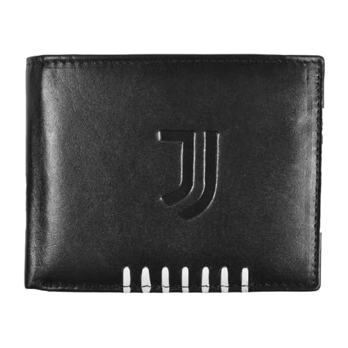 Juventus 133226, Akcesoria podróżne - Portfele Unisex-Dorosły, 12,5x9,5x2 cm, Czarny, 12,5x9,5x2 cm