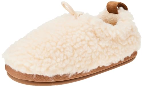 UGG Pluszowe kapcie chłopięce dla dziewczynek, naturalne/kasztanowe, 28 EU, Naturalny kasztan