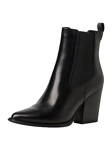Tamaris Damskie 1-1-25068-41 modne kozaki, czarne, 39 EU, czarny, 39 EU