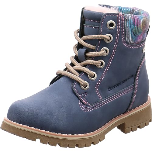 Tom Tailor Kids Dziewczęce 4270080018 modne kozaki, Denim, 29 EU