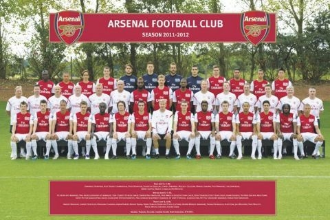GBeye Arsenal Londyn Zdjęcie Drużynowe 11/12 - plakat SP0779
