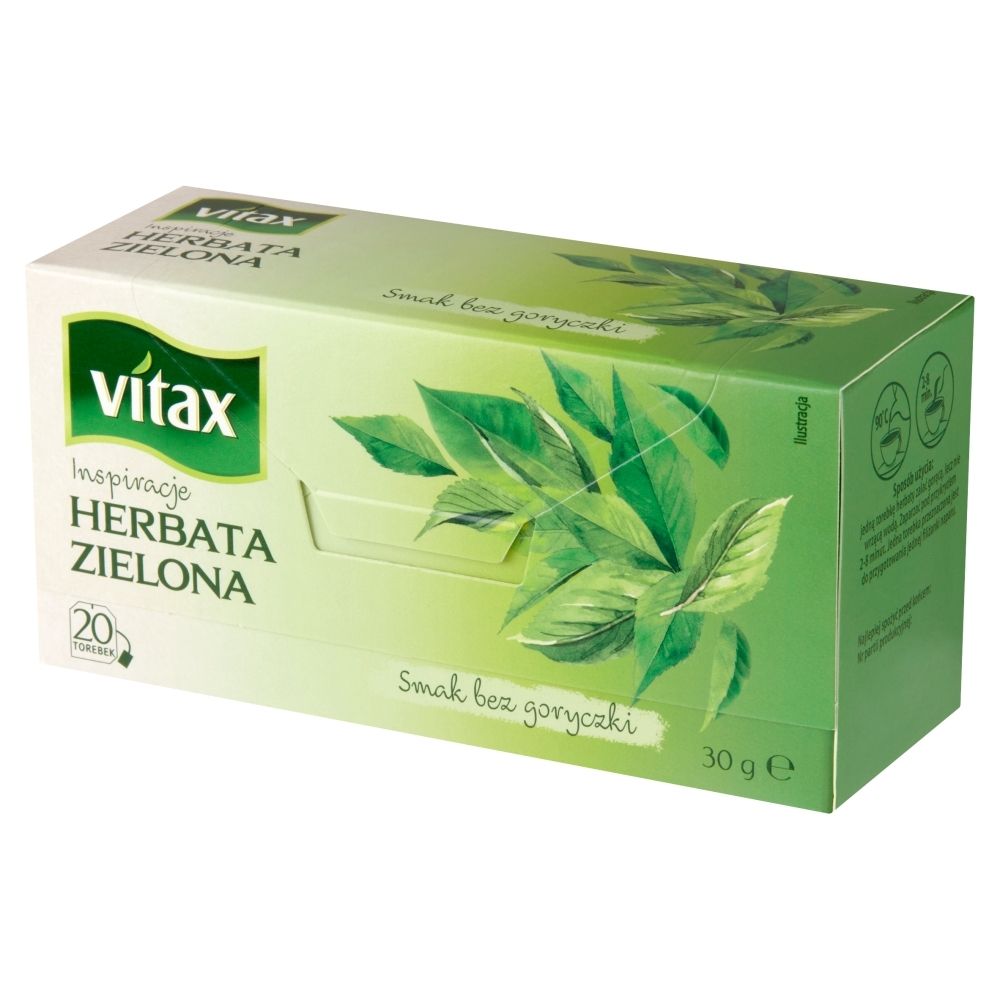 Herbata Vitax Inspirations Zielona (20 Saszetek) 30G Zawieszka