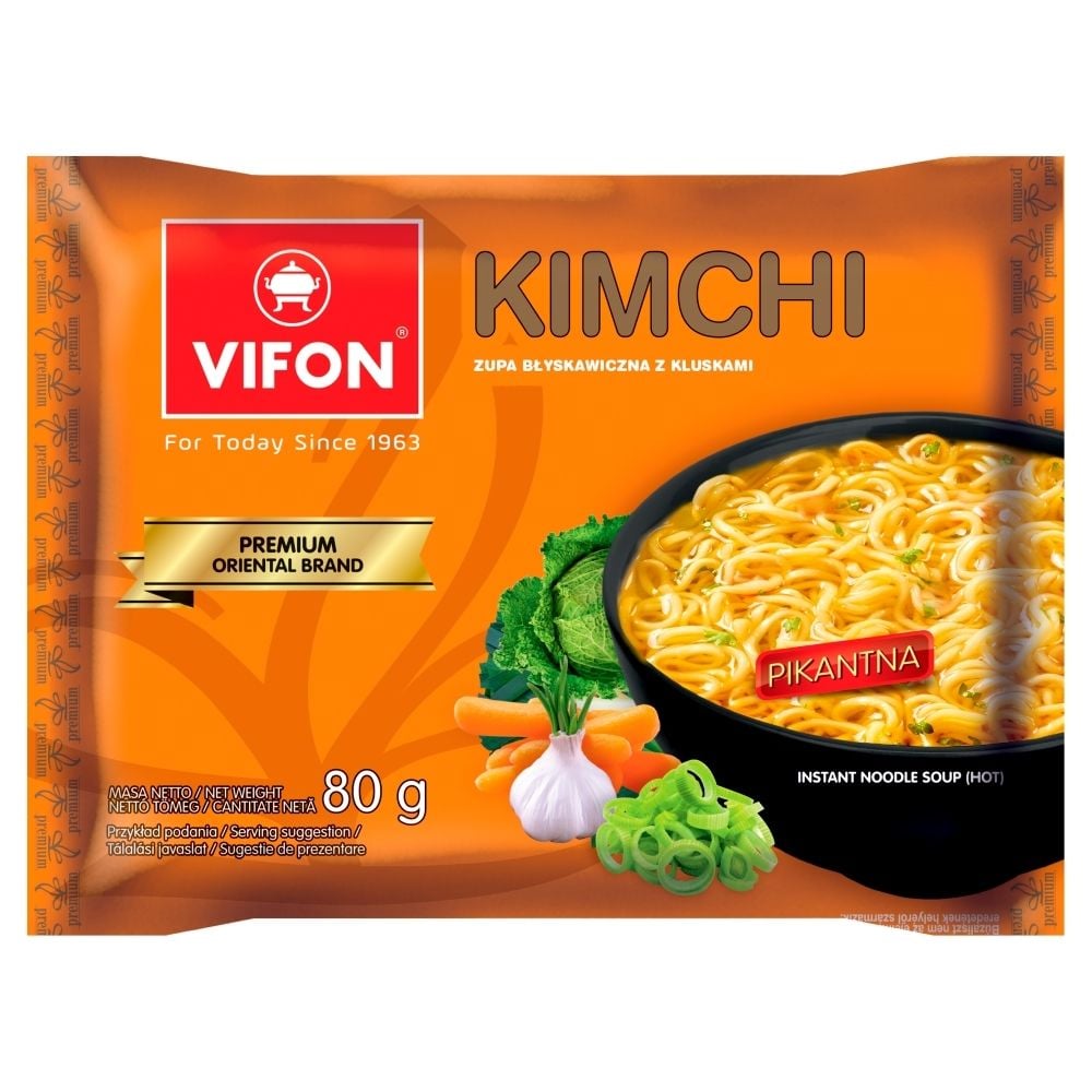 Vifon PREMIUM-ZUPA KOREAŃSKA KIM CHI 80G