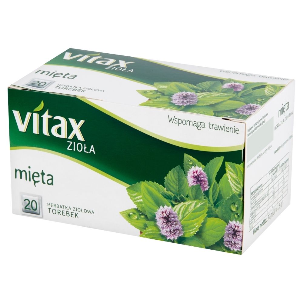 Vitax HERBATA ZIOŁA MIĘTA 20 szt.