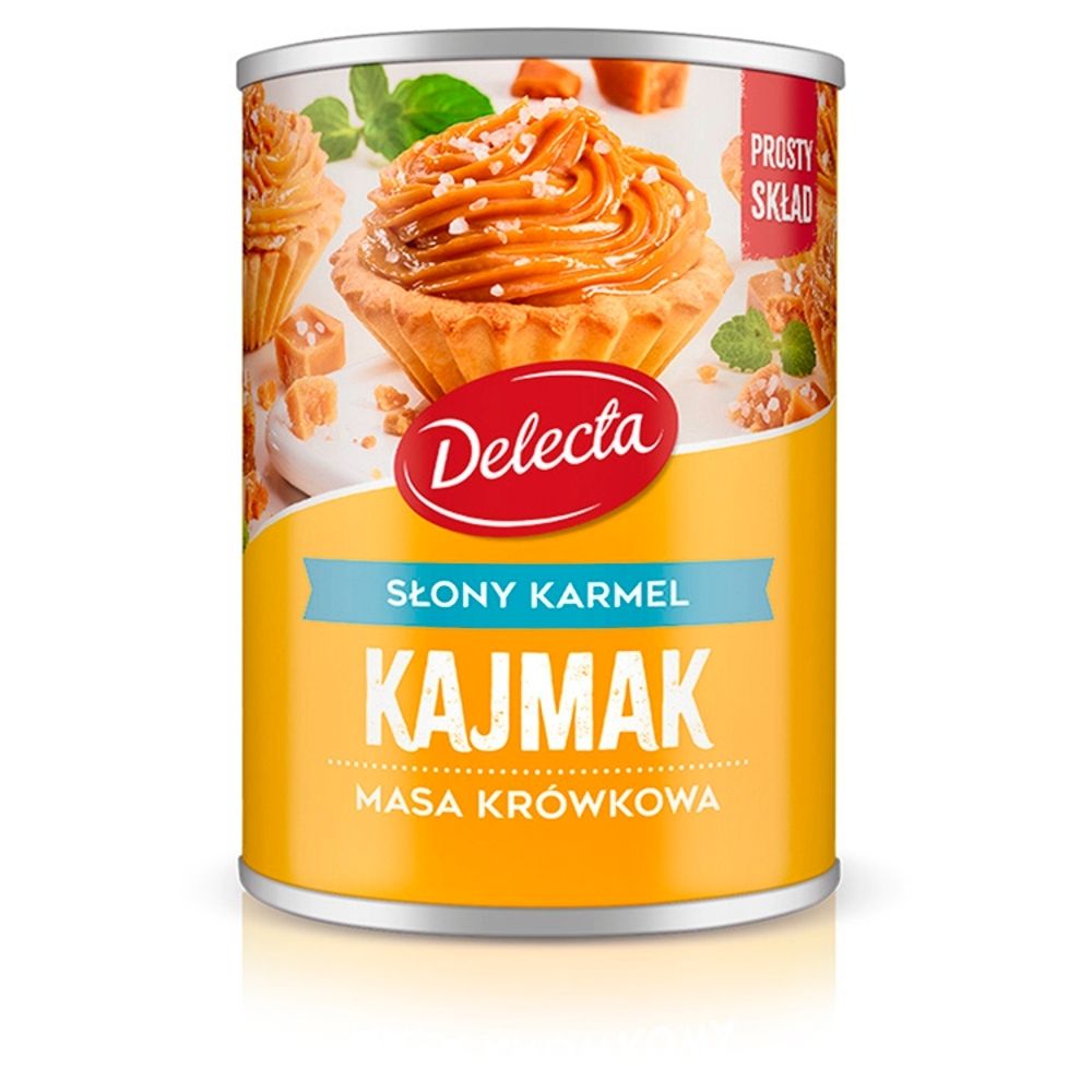 Delecta Masa krówkowa słony karmel 400 g