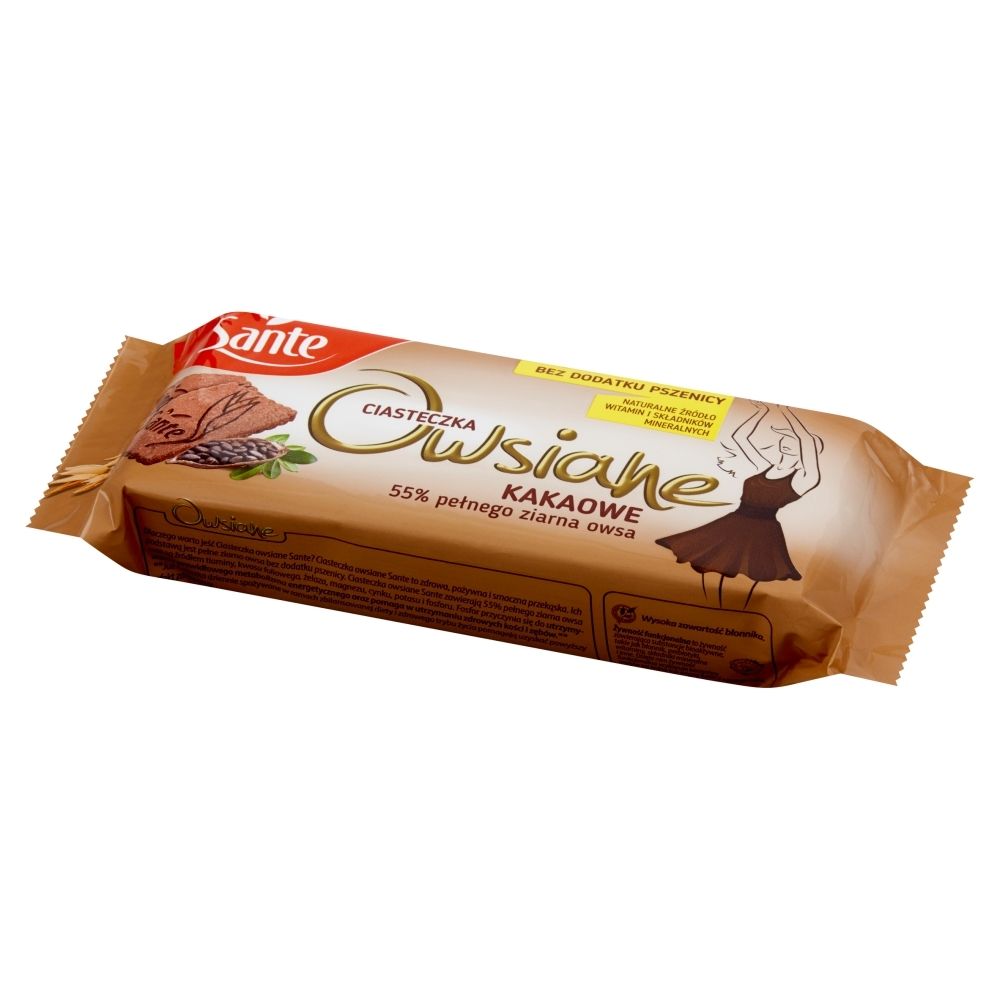 Sante CIASTECZKA OWSIANE KAKAOWE 150g