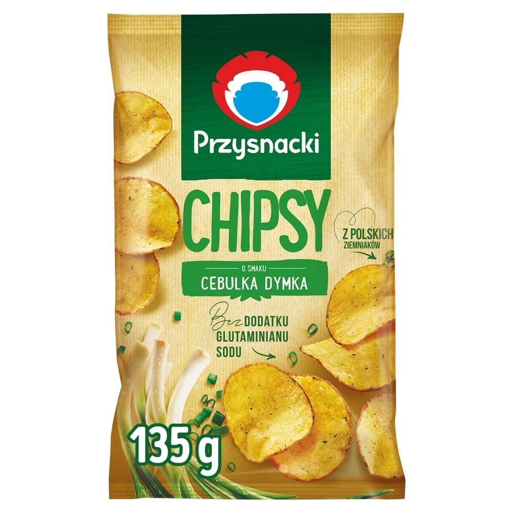 Przysnacki CHIPSY PRZYSNACKI CEBULKA DYMKA 135 G zakupy dla domu i biura 58271