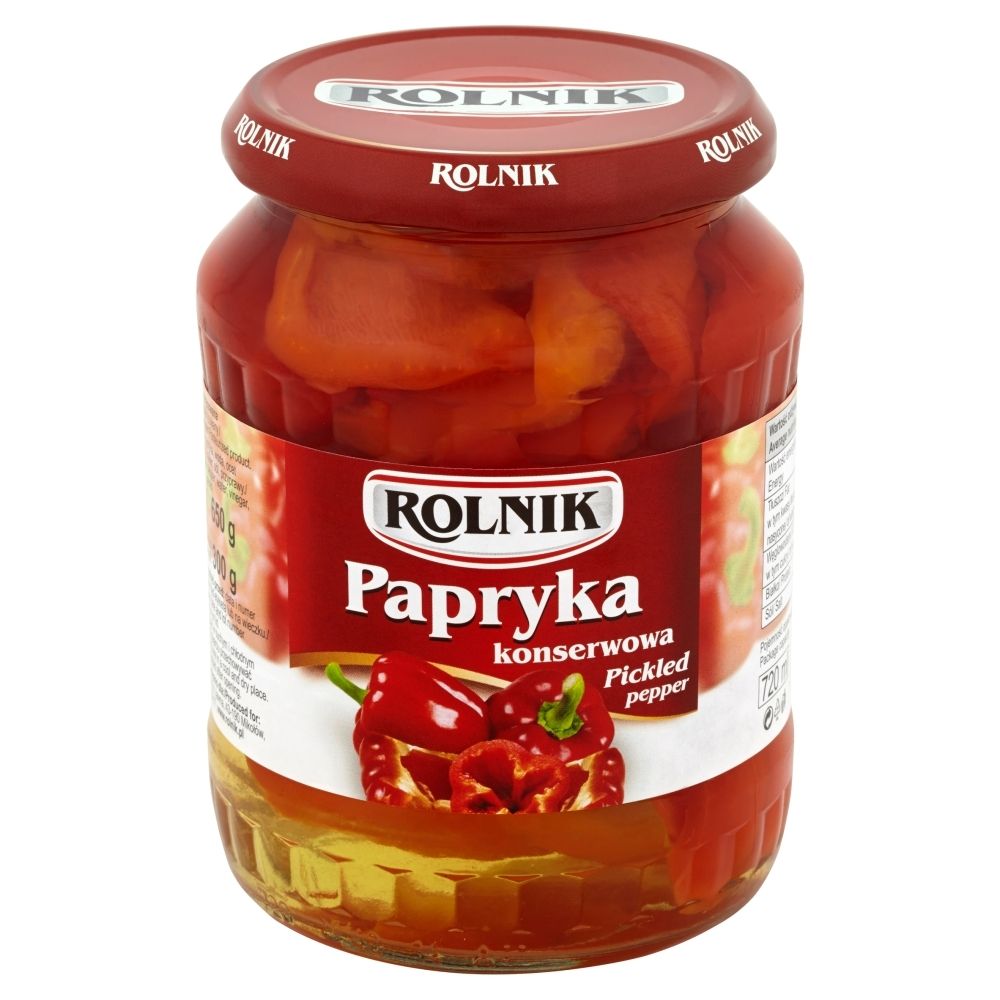 Rolnik Papryka pomidorowa ćwiartki 720 ml
