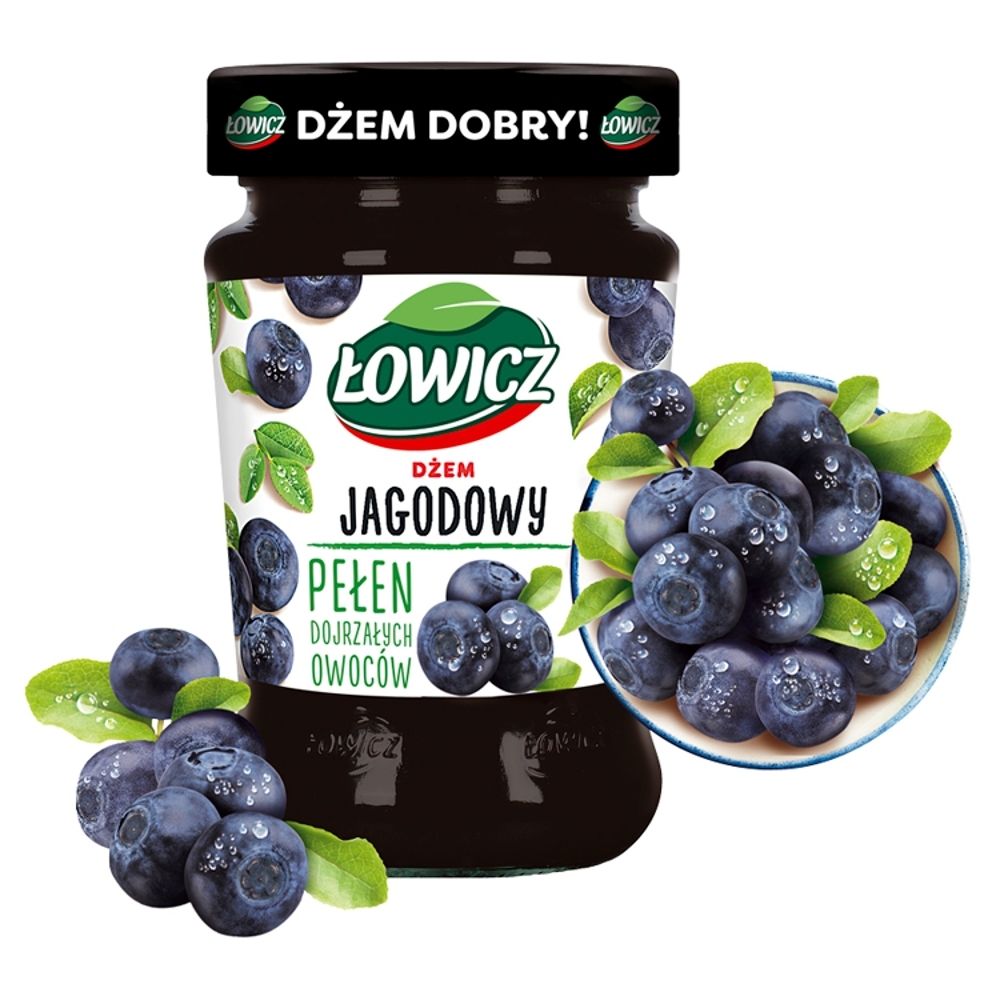 Łowicz DŻEM JAGODOWY 280 G