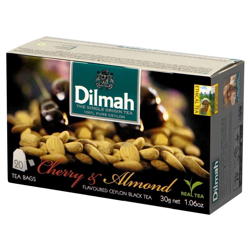 Dilmah Herbata czarna z aromatem wiśni i migdałów 20 torebek