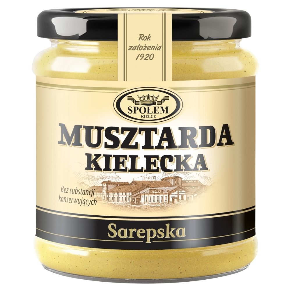 Musztarda Kielecka Sarepska Bez Substancji Konserwujących 190G