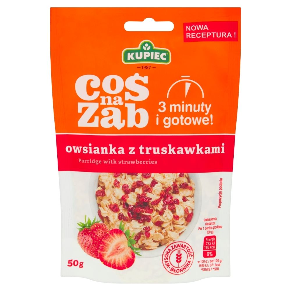 Kupiec Owsianka truskawka 50 g