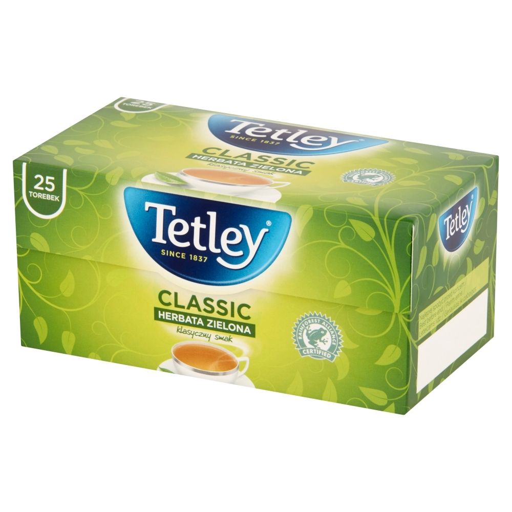 Tetley Classic Herbata zielona 37,5 g (25 x 1,5 g)