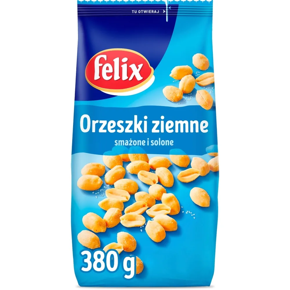 Felix ORZESZKI ZIEMNE SMAŻONE I SOLONE 380G zakupy dla domu i biura 604121