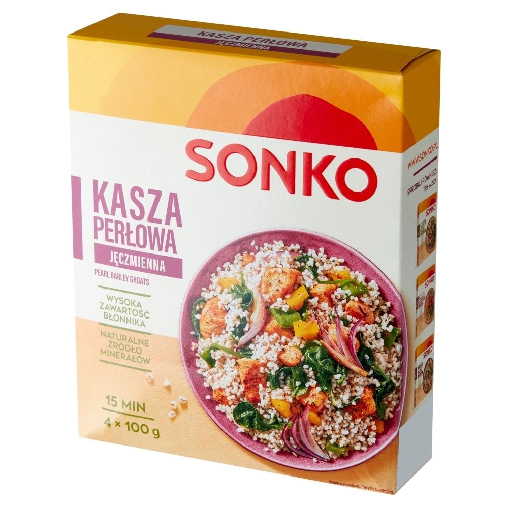 Risana Sonko Kasza jęczmienna perłowa 4x100 g