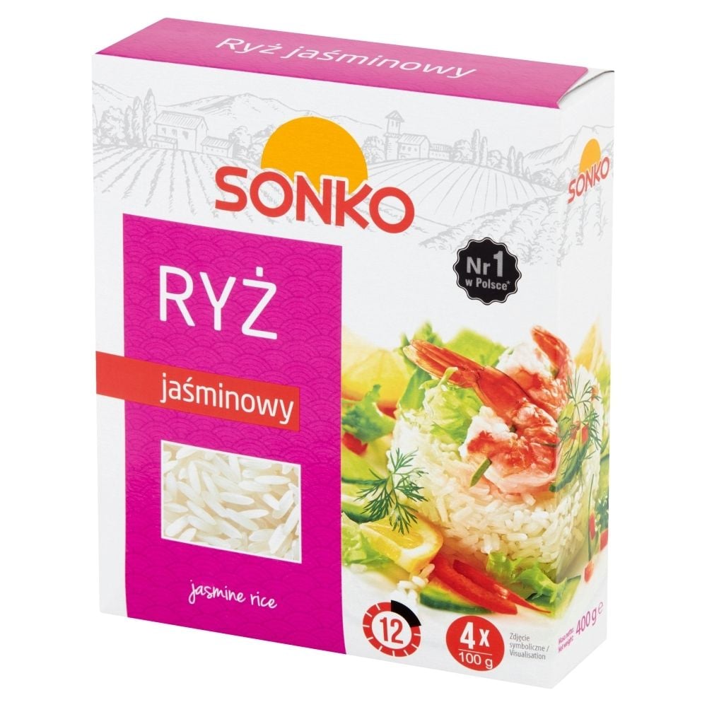 Risana RYŻ JAŚMINOWY 4X100G 6-PACK C01114C