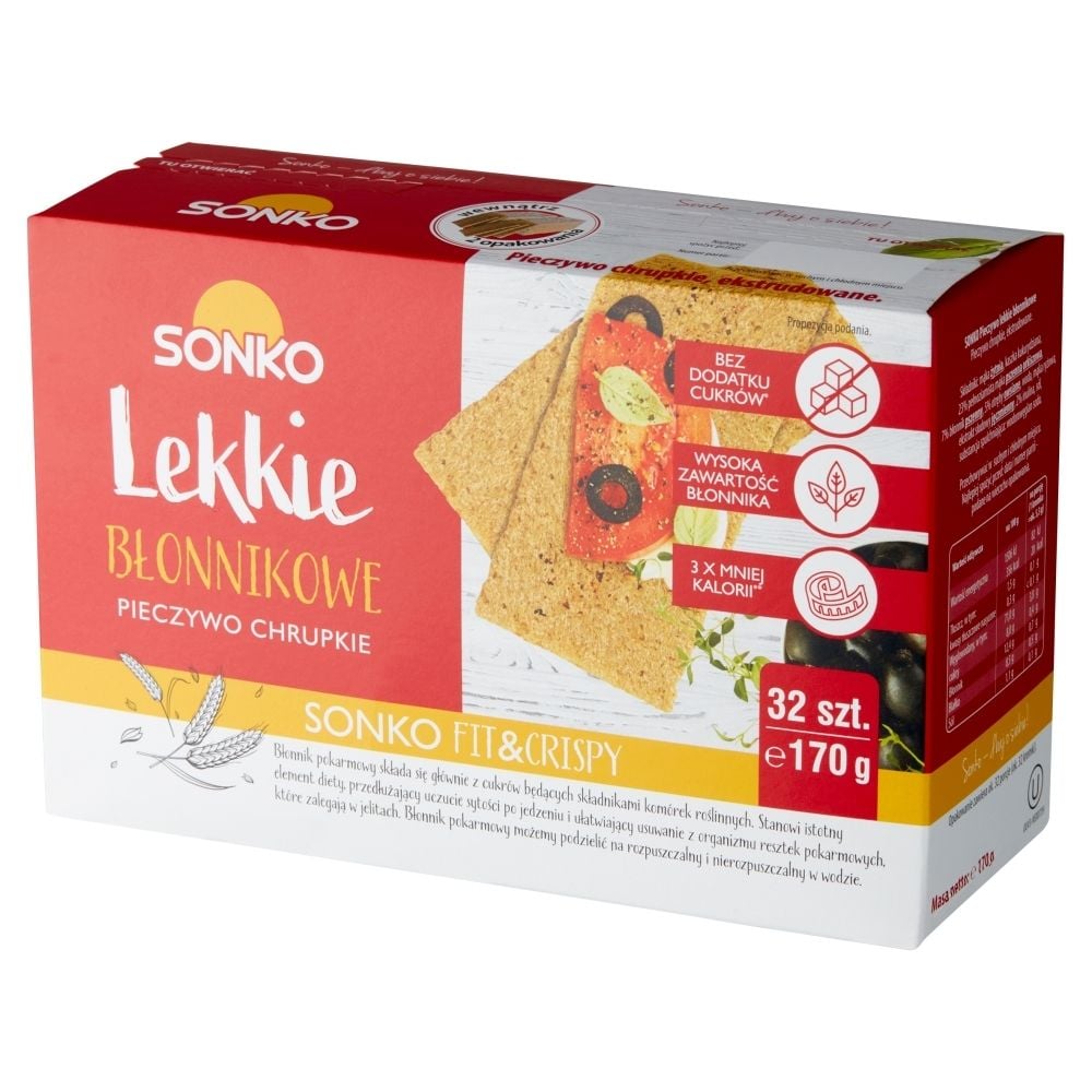Sonko Pieczywo Lekkie błonnikowe 170 g