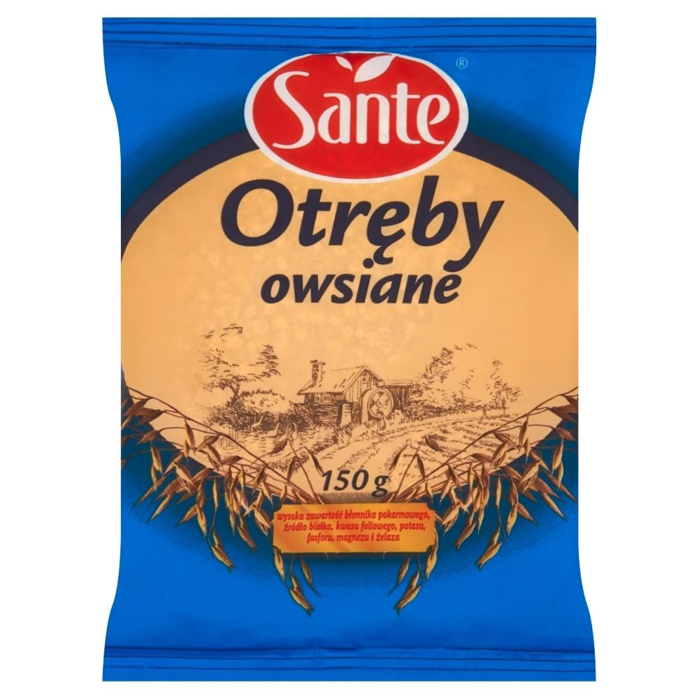 Sante OTRĘBY OWSIANE STABILIZOWANE 150 G.
