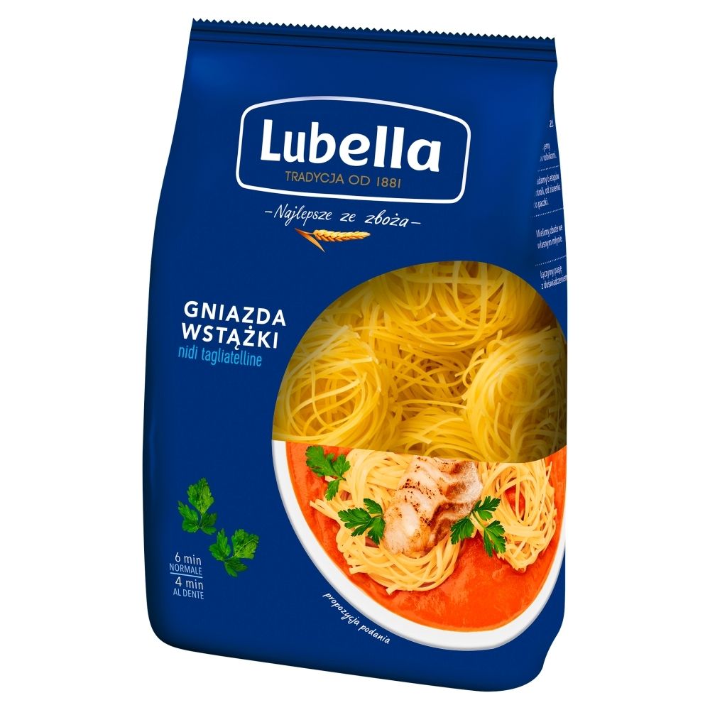 Lubella Makaron Gniazda wstążki Nidi tagliatelline 400g