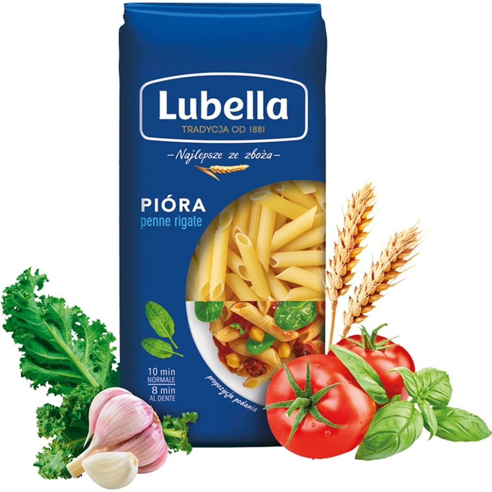 Lubella Makaron Pióra Penne rigate 400 g
