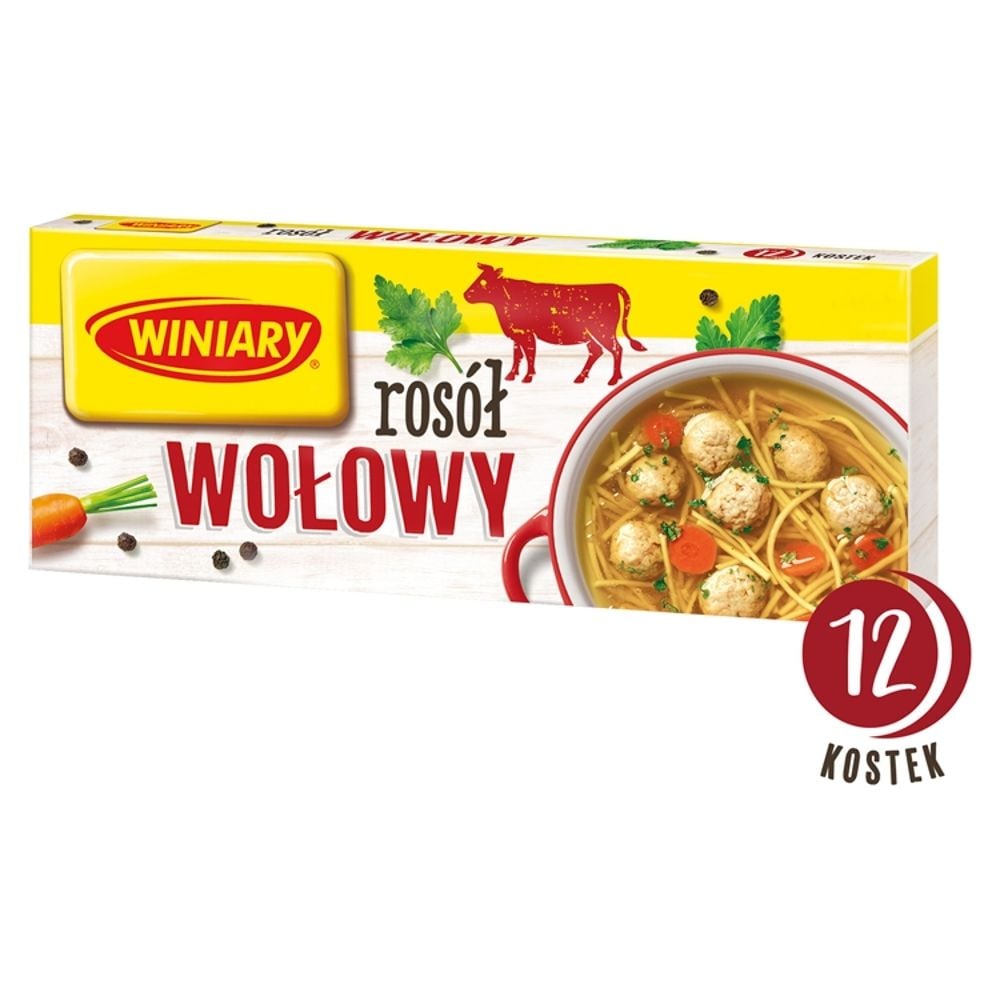 Winiary Rosół wołowy 120 g (12 sztuk)