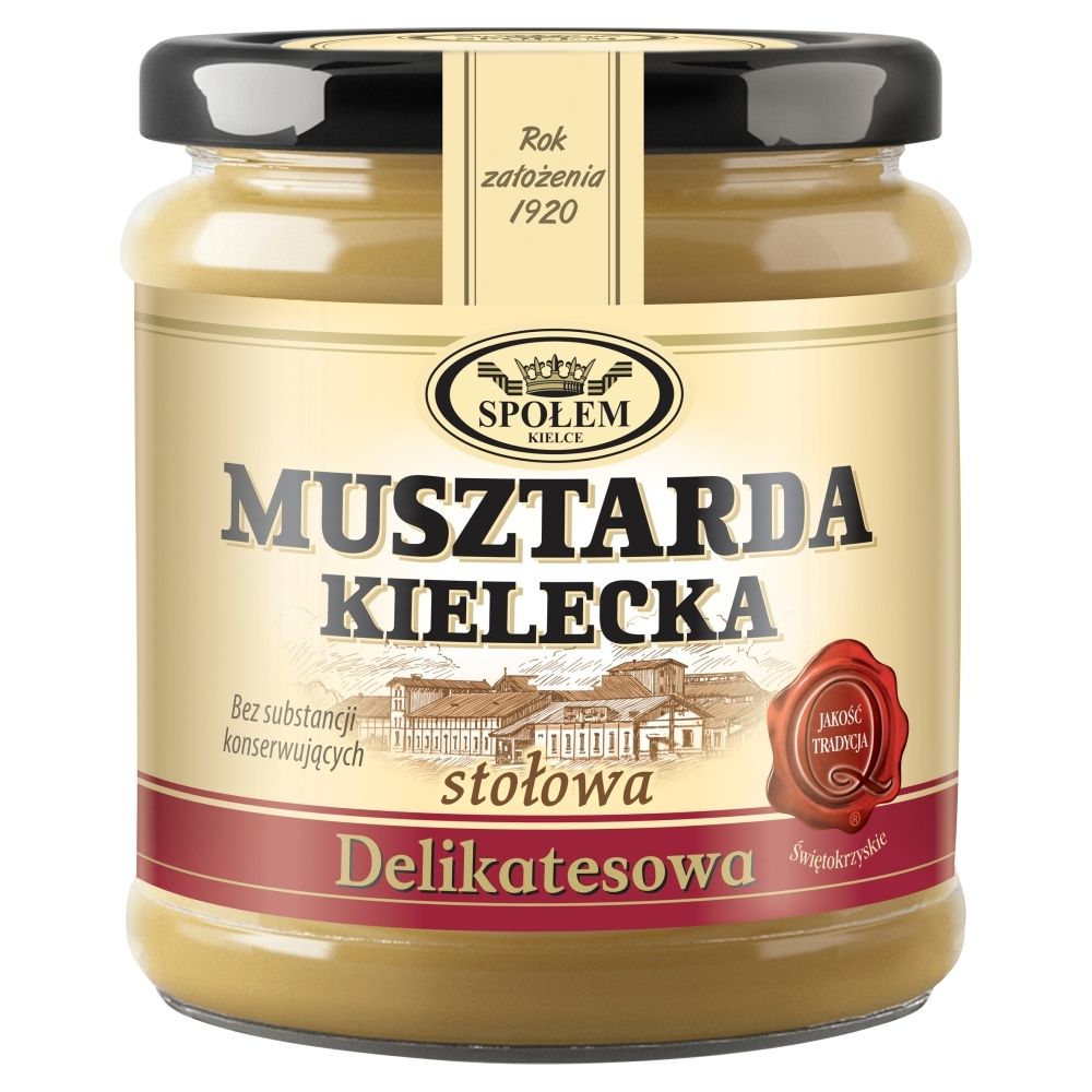 Społem Kielce Musztarda Kielecka Delikatesowa 190g - Kielce