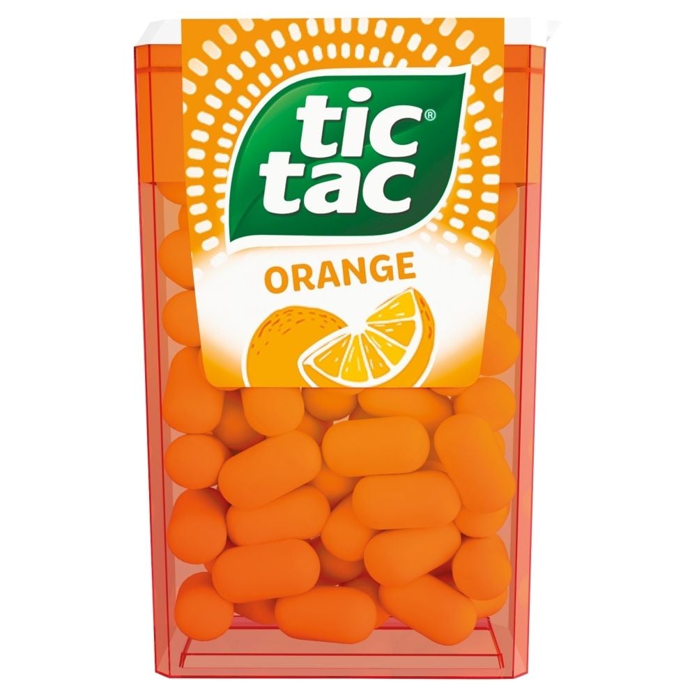 TIC TAC DRAŻETKI O SMAKU POMARAŃCZOWYM 49 G