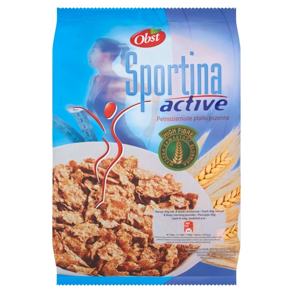 Płatki pełnoziarniste Sportina Active 250g