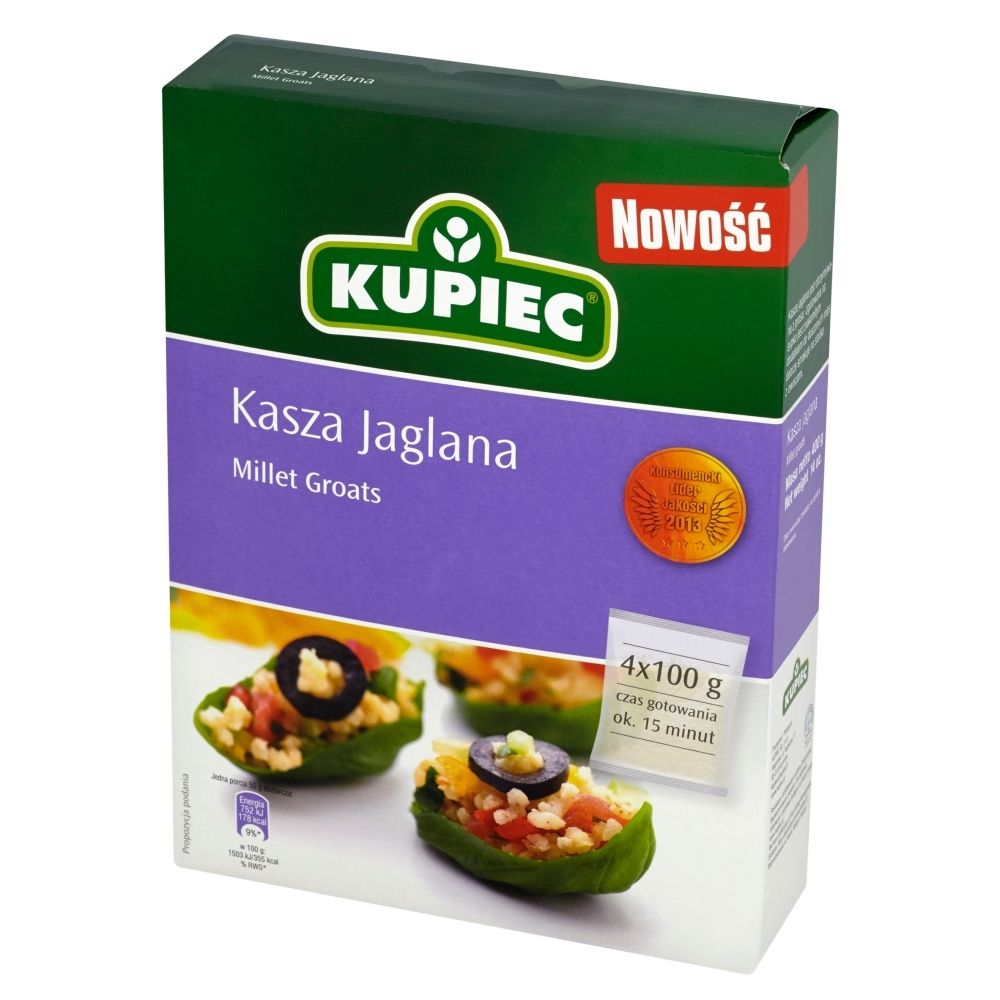 Kupiec Kasza jaglana 4x100 g