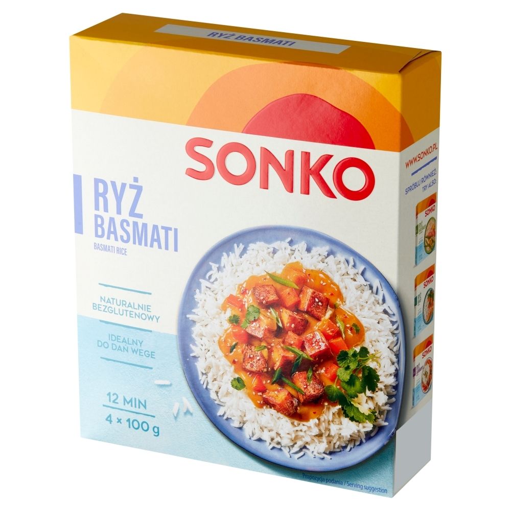 Sonko Ryż basmati w torebkach 400 g