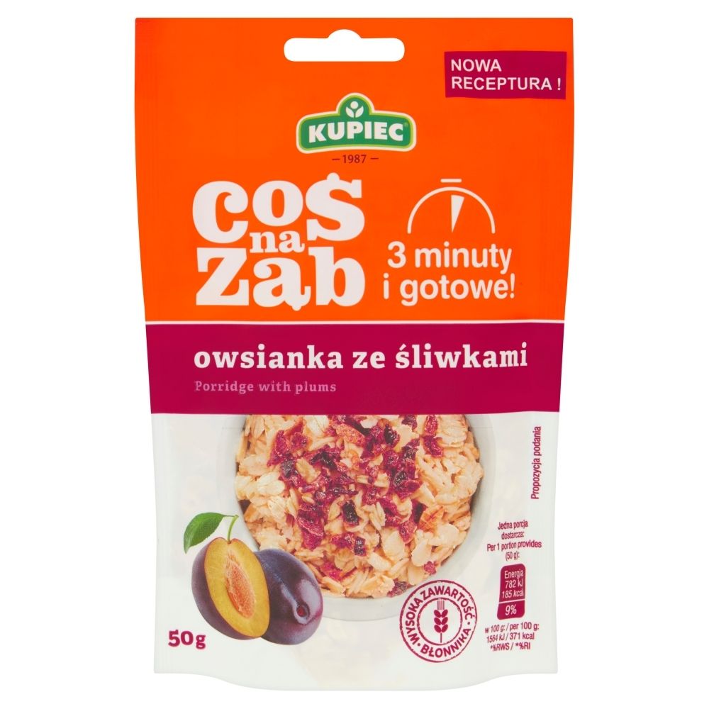 Kupiec Sp. z o.o. CNZ OWSIANKA ZE ŚLIWKAMI 50 G.