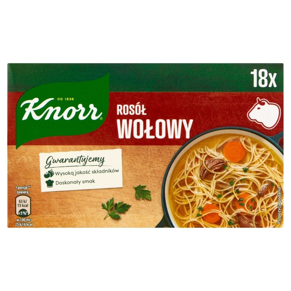 Knorr Rosół wołowy 18 x 10 g