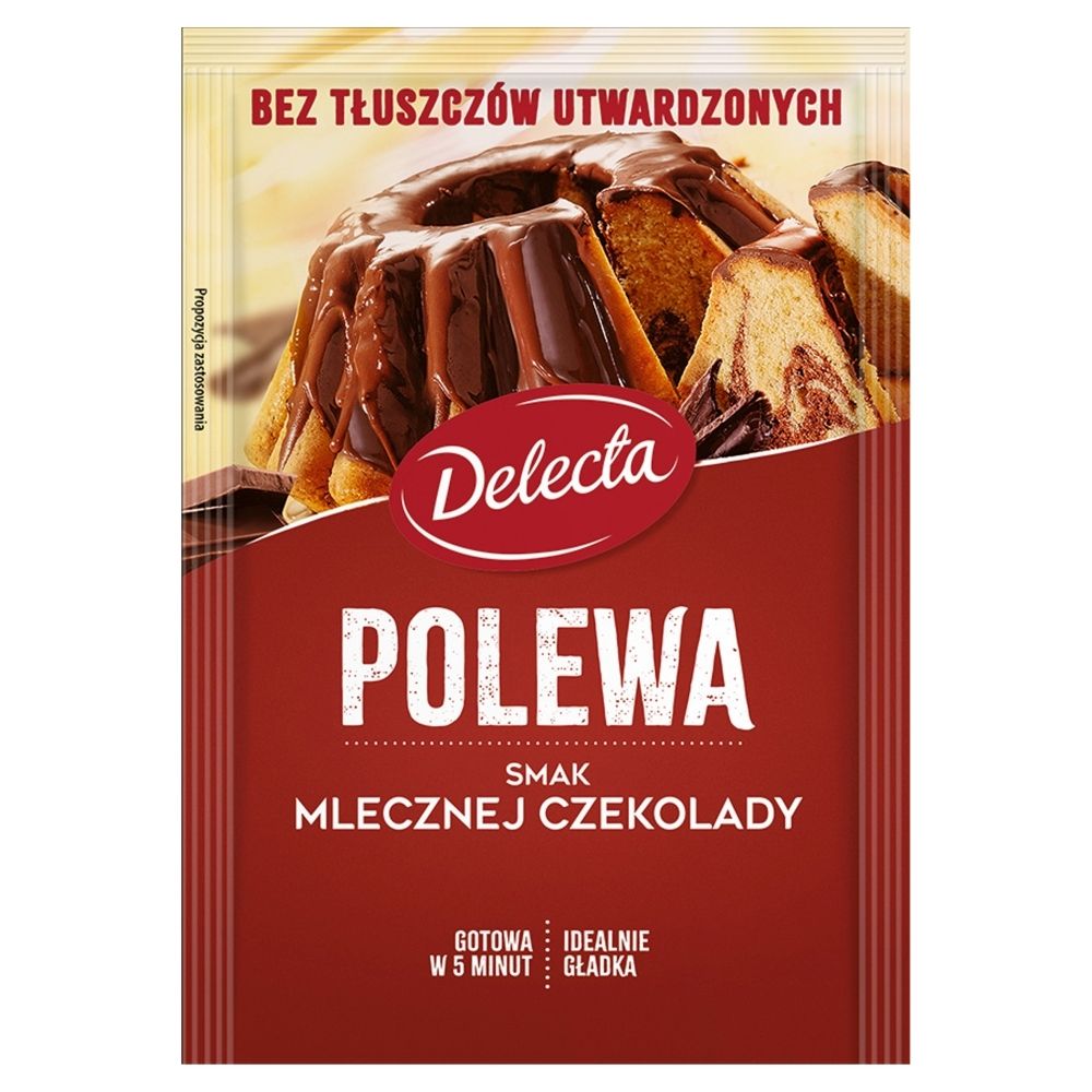 Delecta Polewa smak mlecznej czekolady 100g