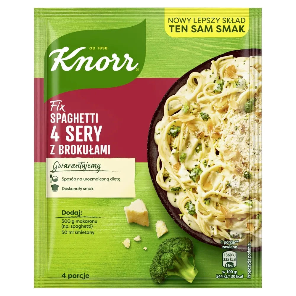 Knorr Fix 4 sery z brokułami 39g