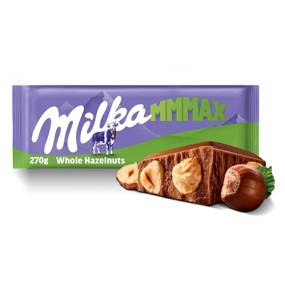 Milka Czekolada Whole Hazelnuts 270g CMIL.1496