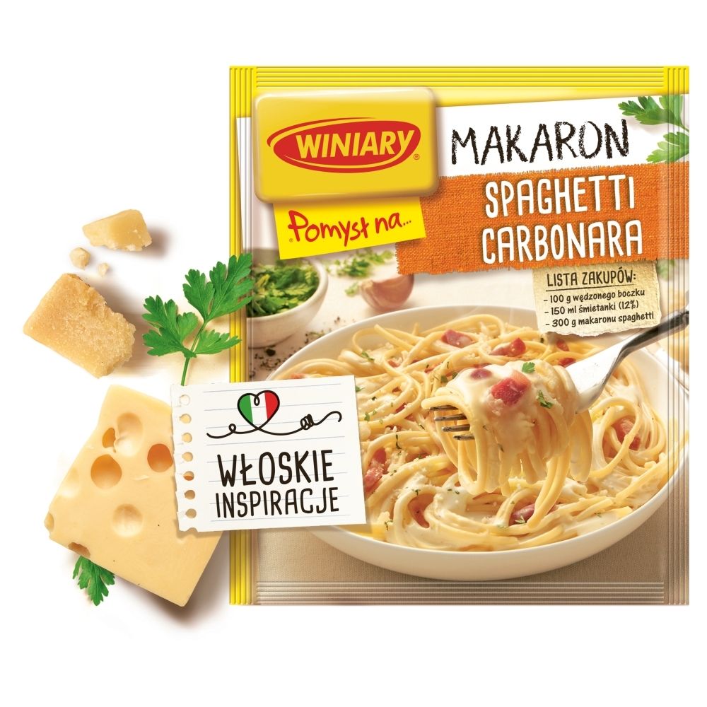 Winiary Winiary Pomysł na... Makaron spaghetti Carbonara 34 g SPAR-7613034834294