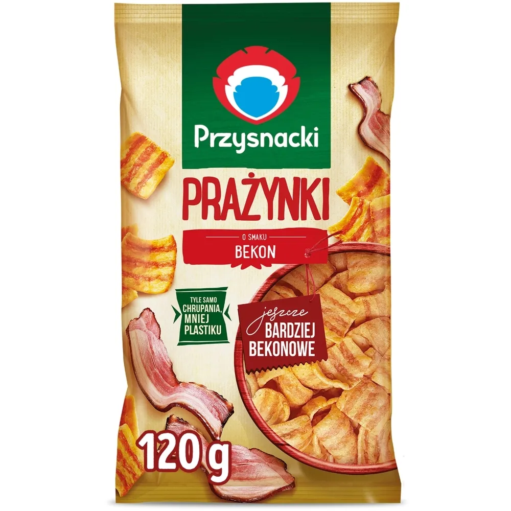 Przysnacki PRZYSNACKI PRAŻYNKA BEKONOWA 140G zakupy dla domu i biura 580181