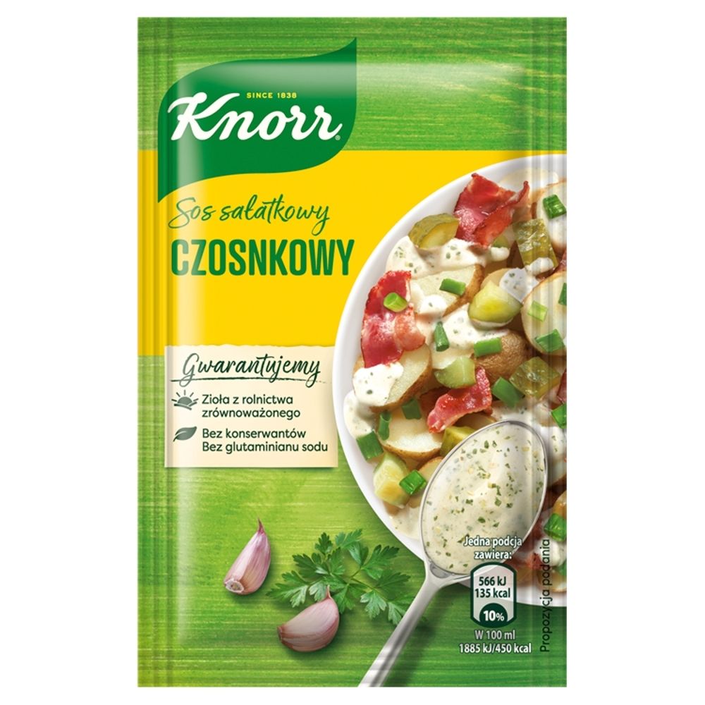 Knorr KNORR_Sos Sałatkowy czosnkowy 8g