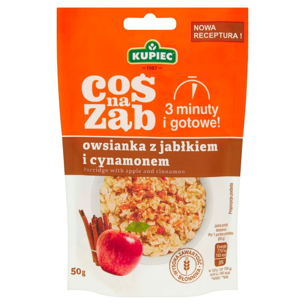 Kupiec Owsianka jabłko i cynamon 50 g