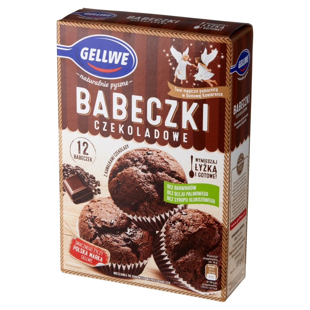 Gellwe Babeczki Czekoladowe 300G Bliski Termin Ważności
