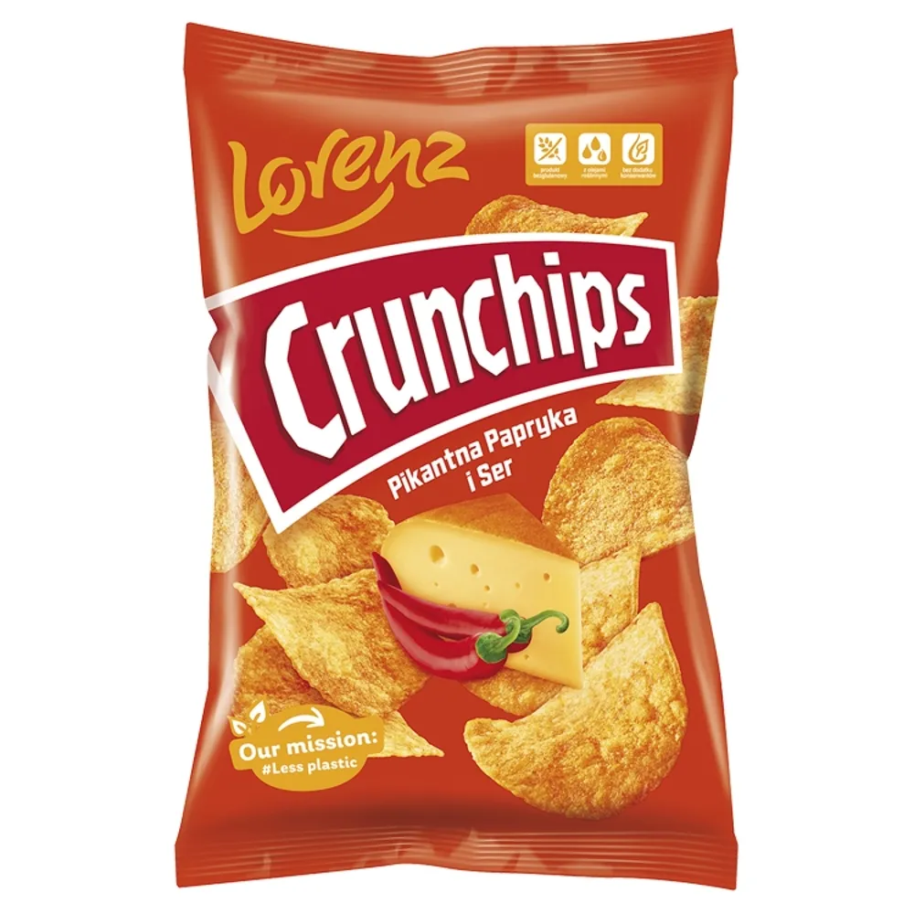 Crunchips Pikantna Papryka & Ser 140g