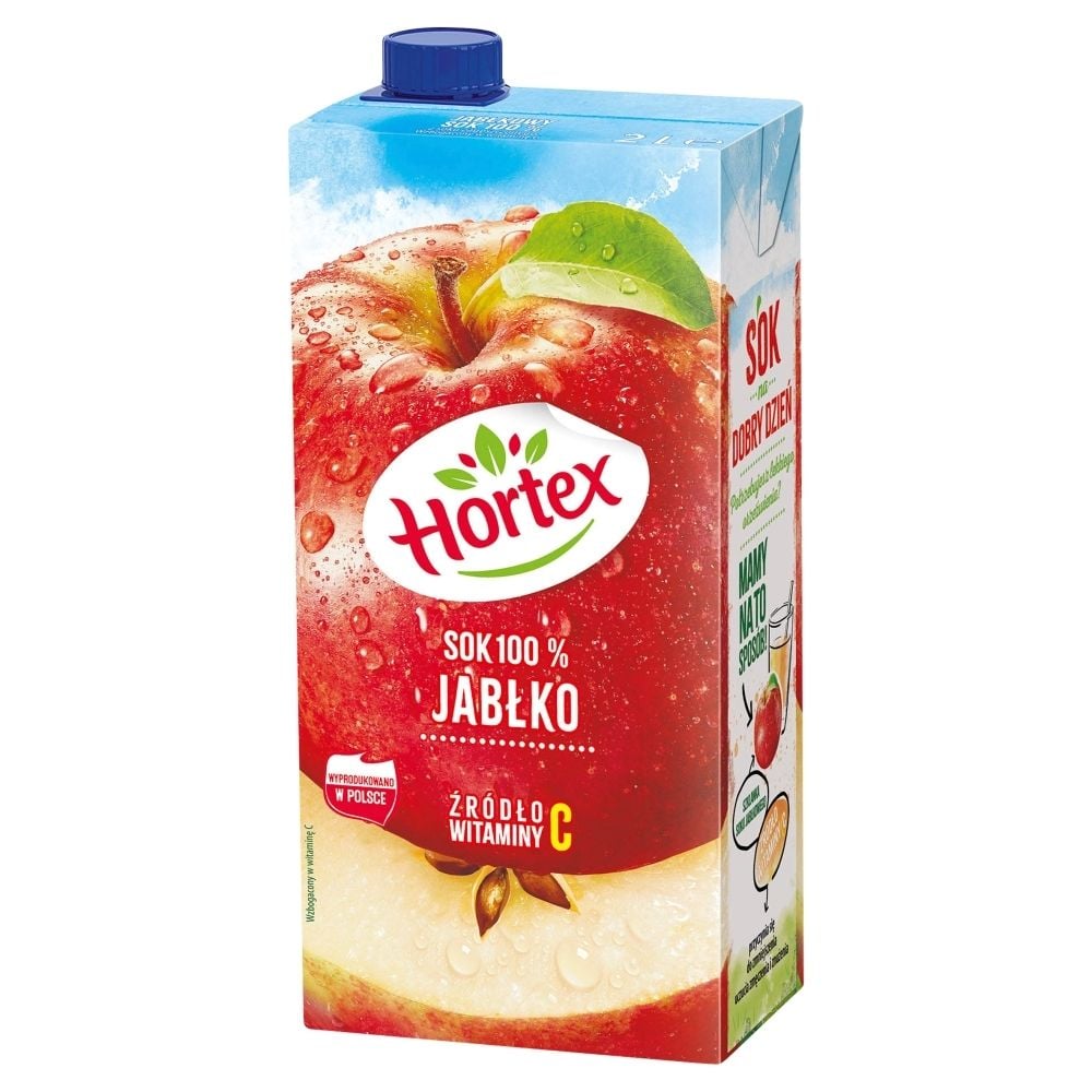 Hortex Sok 100% jabłko karton 2 l